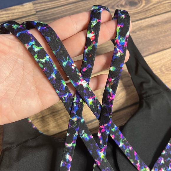 Lululemon Energy Bra Luxtreme NWT Size 4 Black Blue SMMI *Limited Edition* - Picture 7 of 14